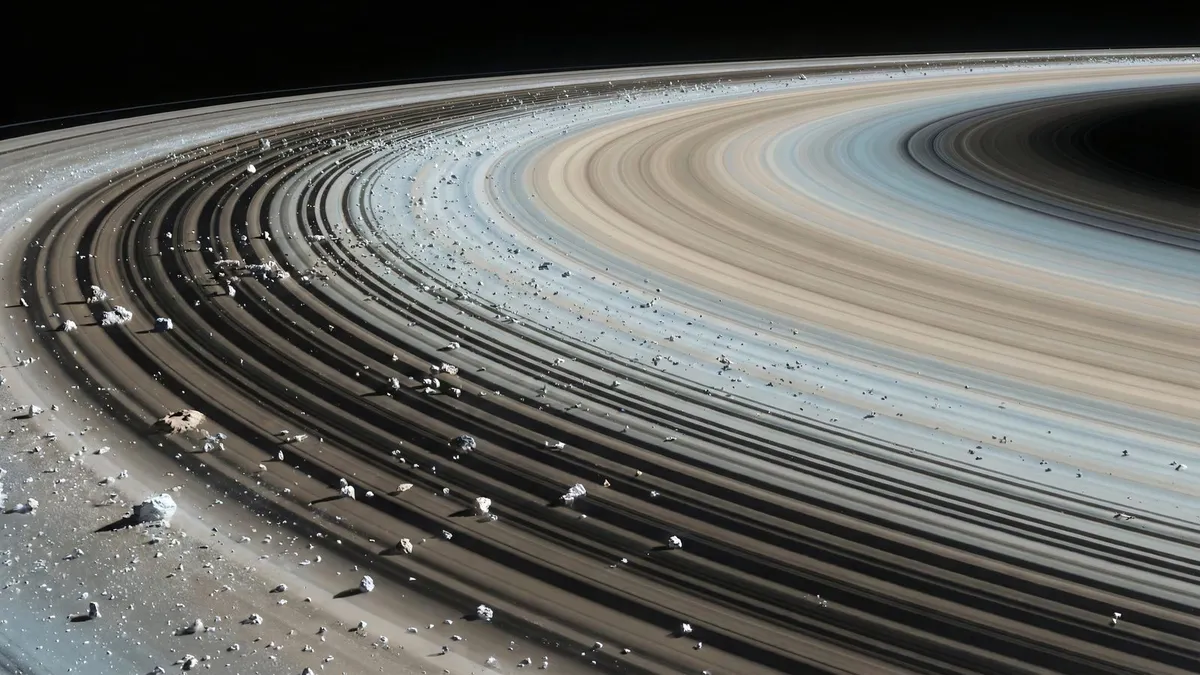 Cinematic Saturn Rings shown on your frame