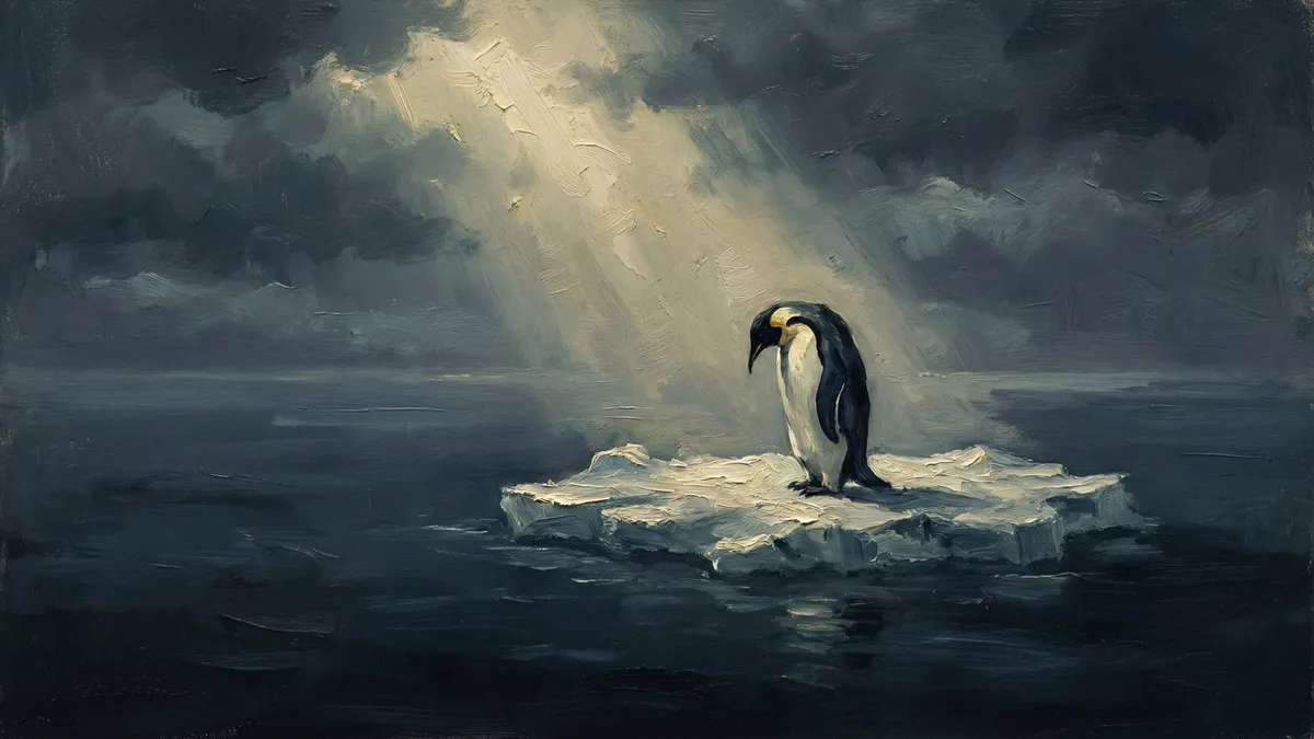 Nihilist Penguin No. 2 shown on your frame