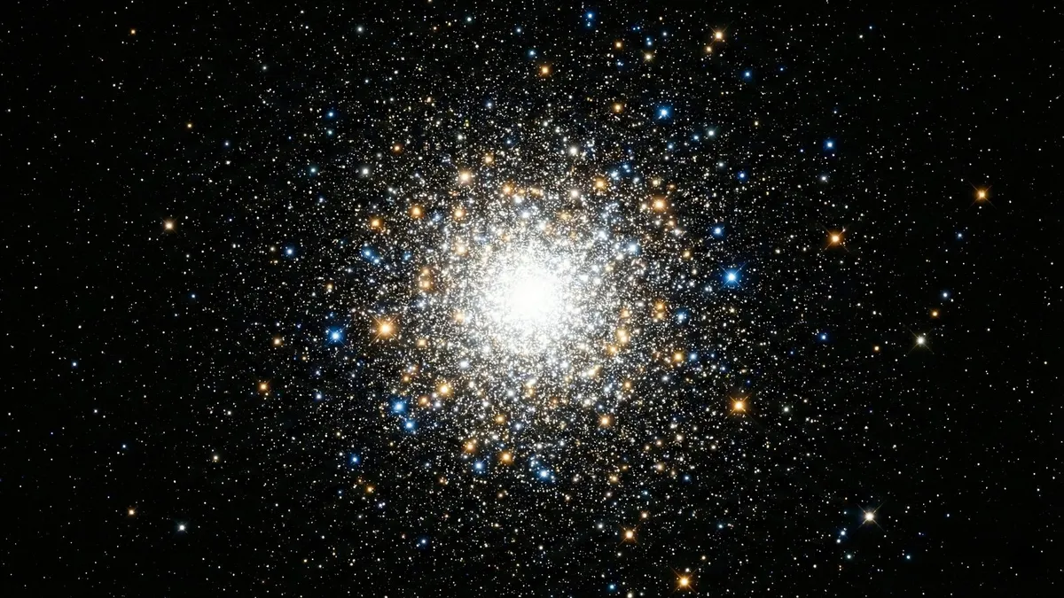 Glowing Star Cluster shown on your frame