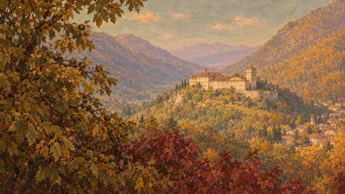 Autumn Castle Valley shown on your frame
