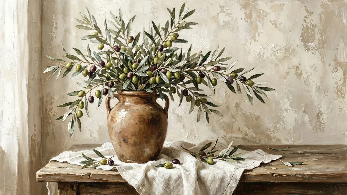 Olive Branch shown on your frame