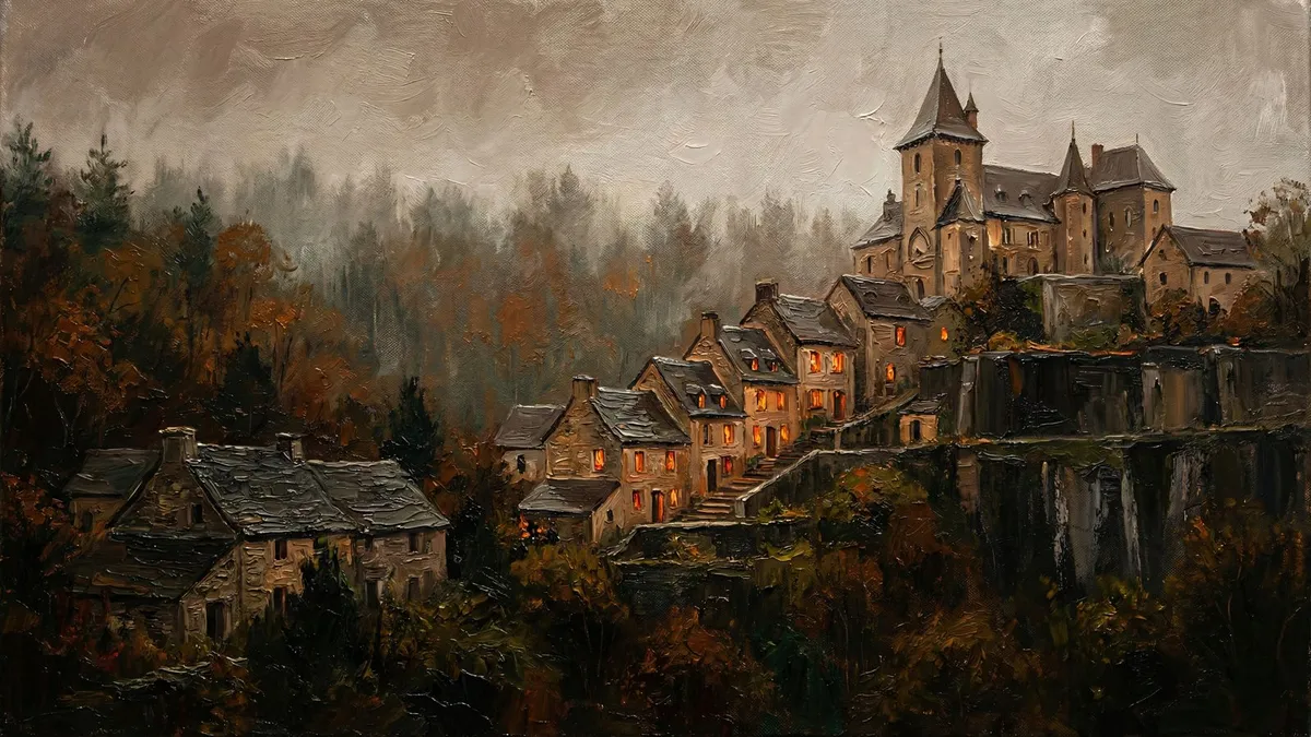 European Village shown on your frame