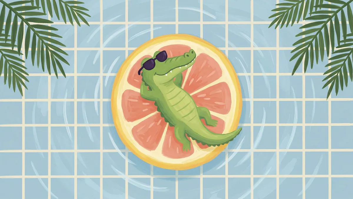Crocodile Pool shown on your frame