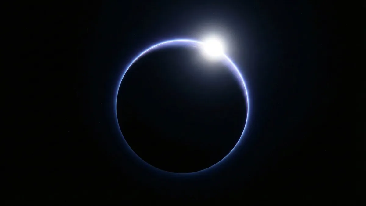 Solar Eclipse shown on your frame