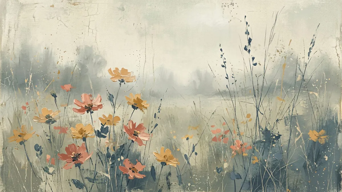 Muted Meadow shown on your frame