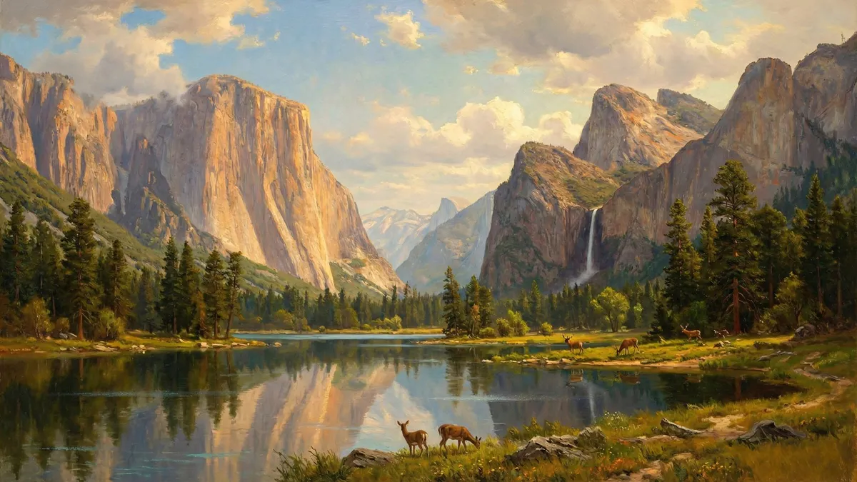 Yosemite Valley shown on your frame