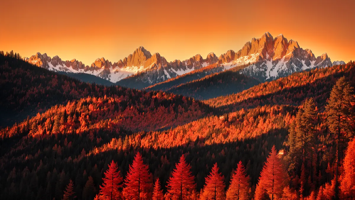 Fall Mountain Set