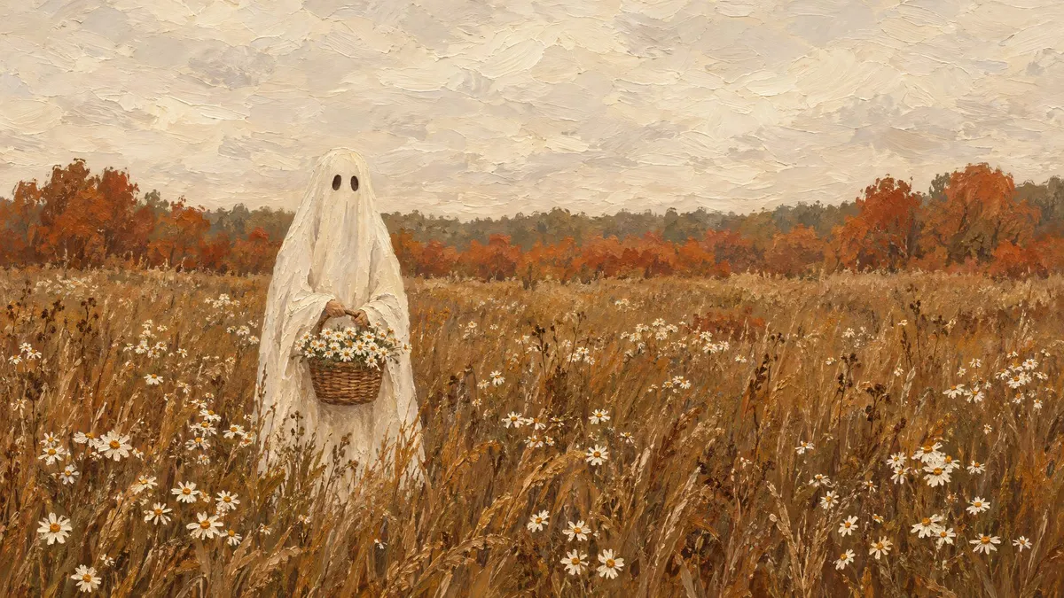 Wildflower Ghost Meadow shown on your frame