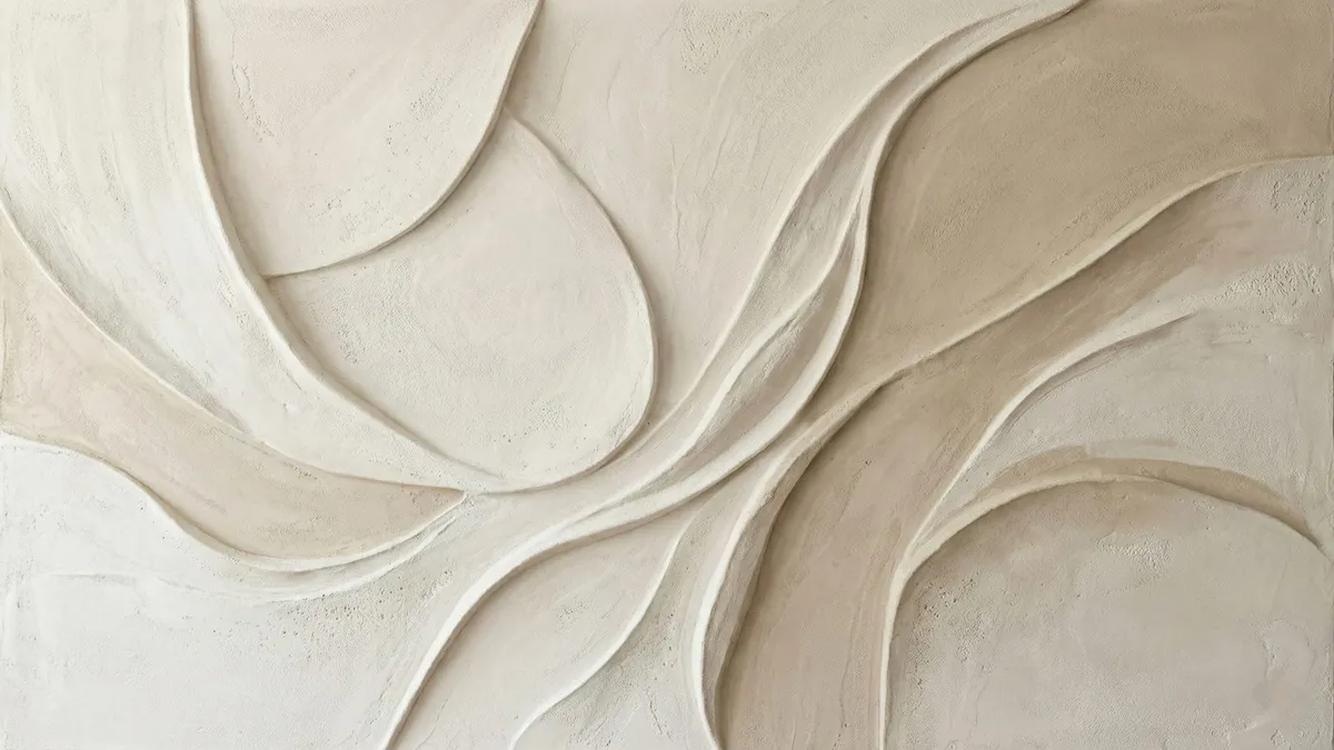 Neutral Abstract shown on your frame