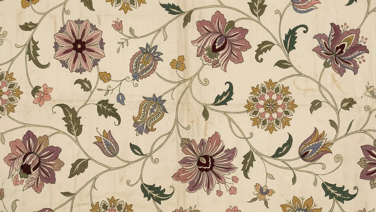 Antique Floral Chintz shown on your frame