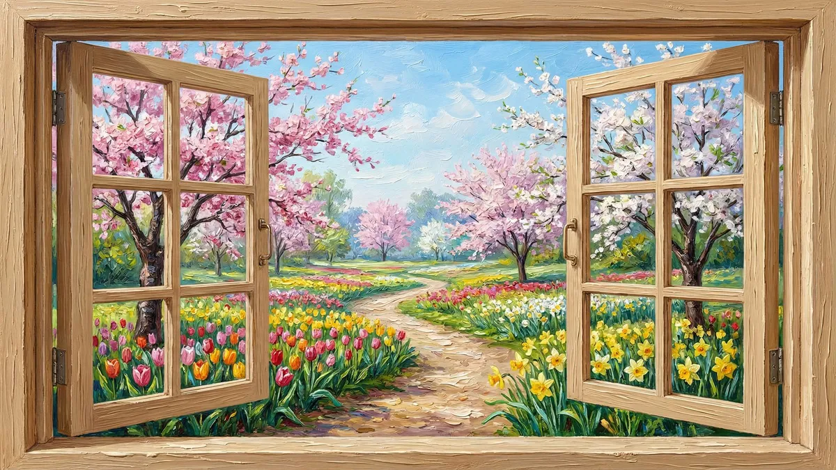Open Window View shown on your frame