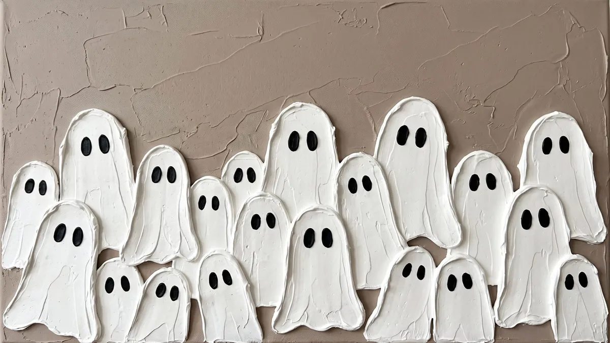 Textured Ghost shown on your frame