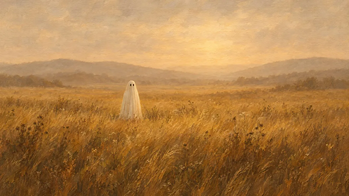 Golden Field Ghost shown on your frame