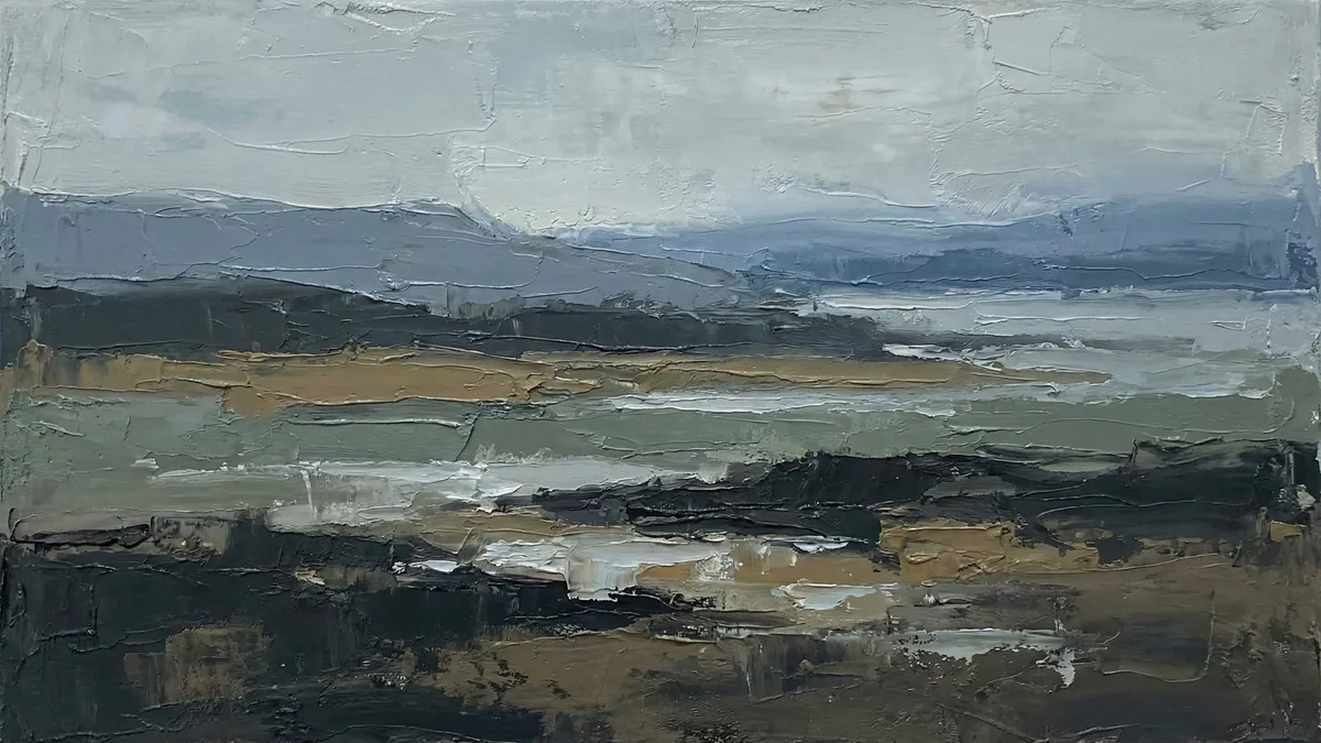 Abstract Moody Coastal Marsh shown on your frame
