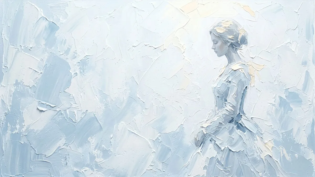 Minimalist Woman shown on your frame