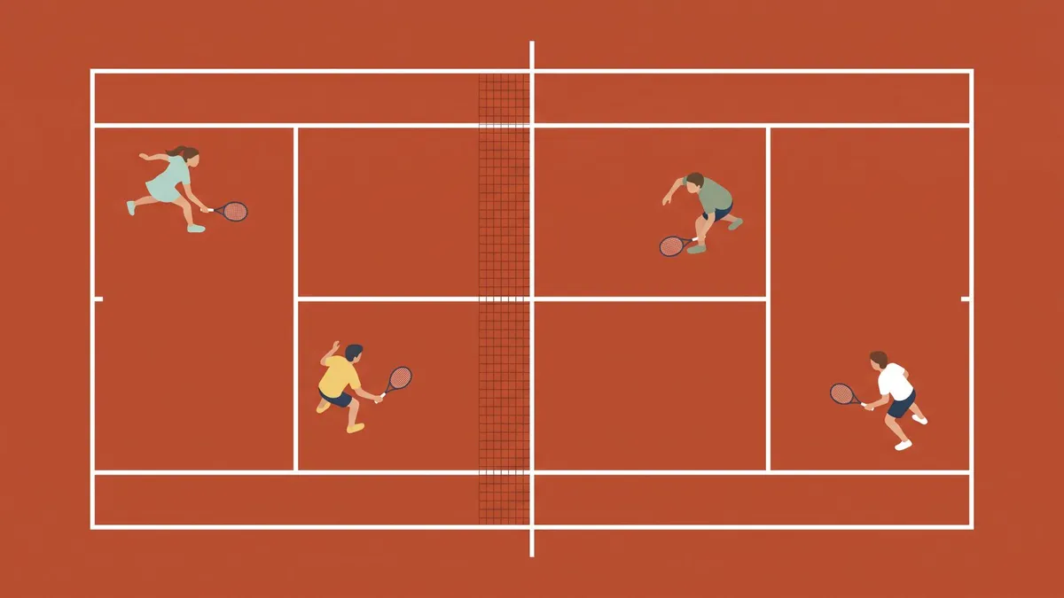 Terracotta Tennis Court shown on your frame