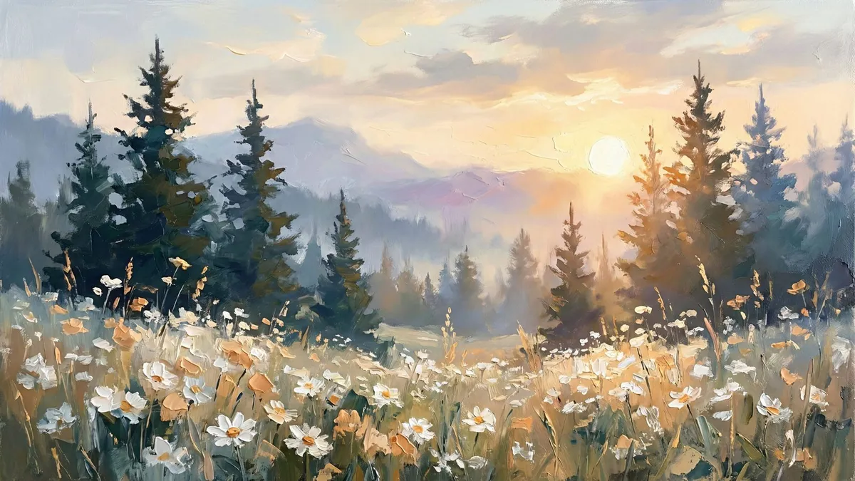 Wildflower Meadow No. 2 shown on your frame