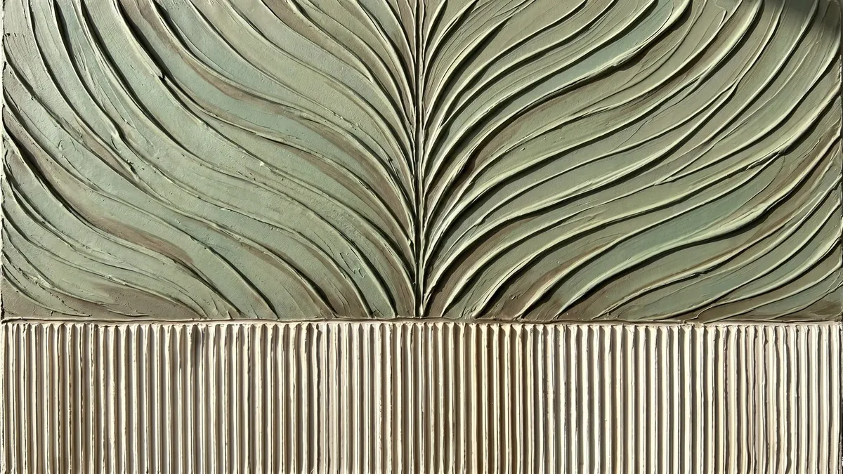 Sage Green Textured Plaster shown on your frame