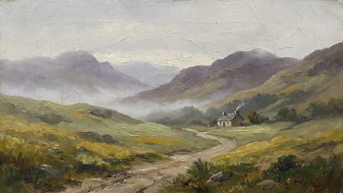 Vintage Highland Valley shown on your frame