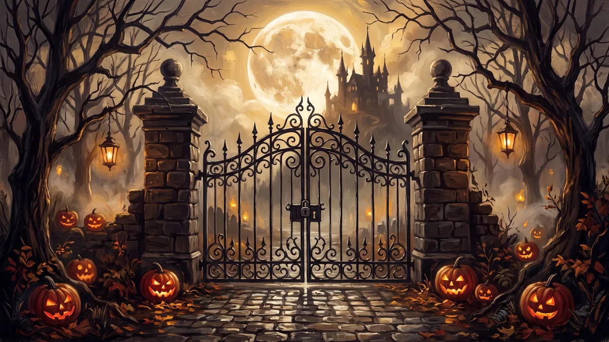 Haunted Iron Gate shown on your frame