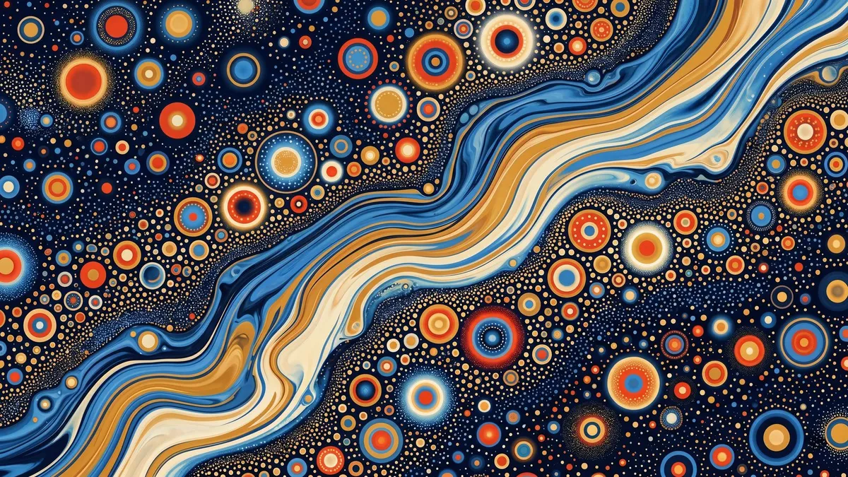 Abstract Galaxy shown on your frame