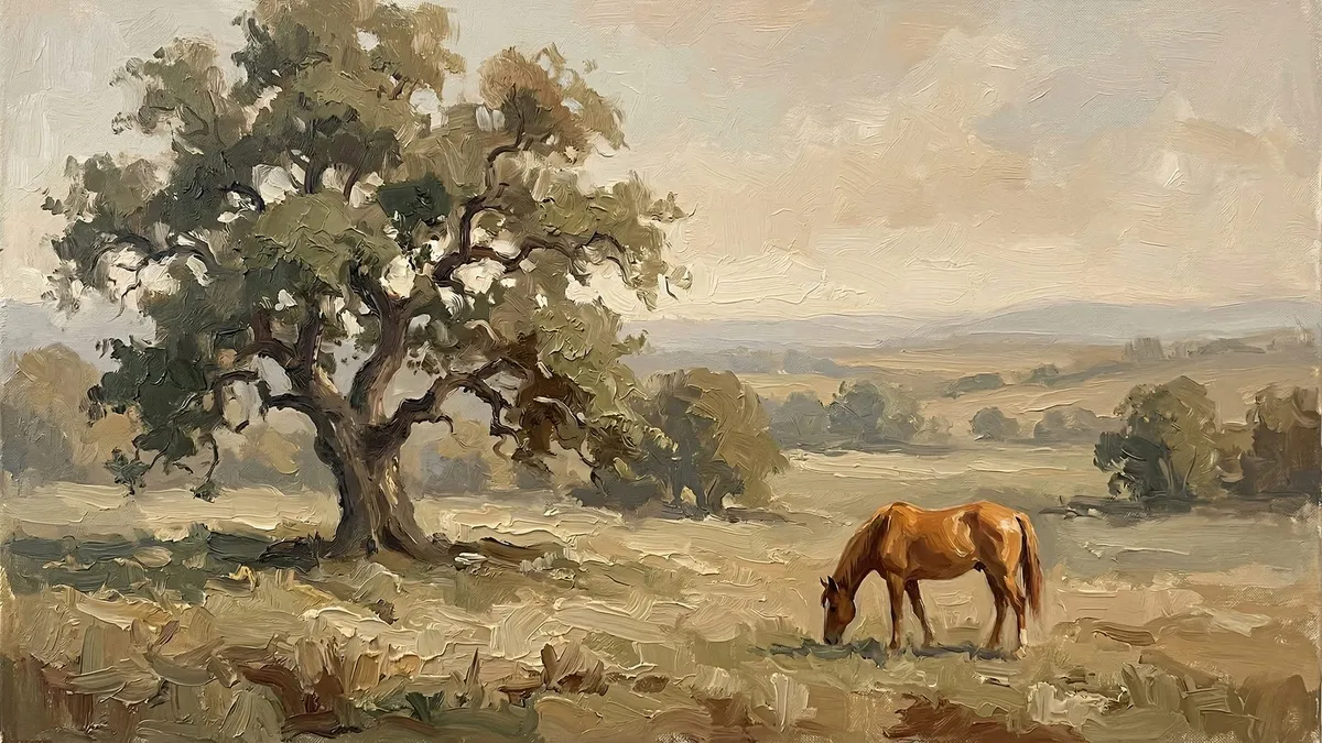Vintage Horse shown on your frame