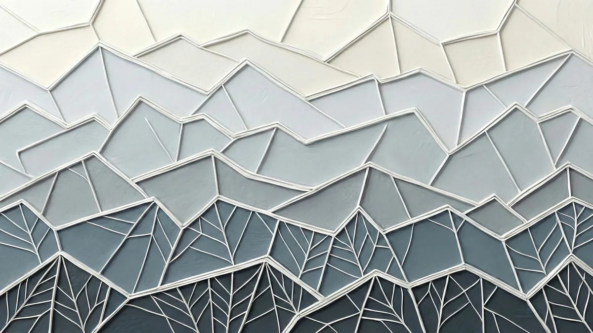 Abstract Mountain shown on your frame